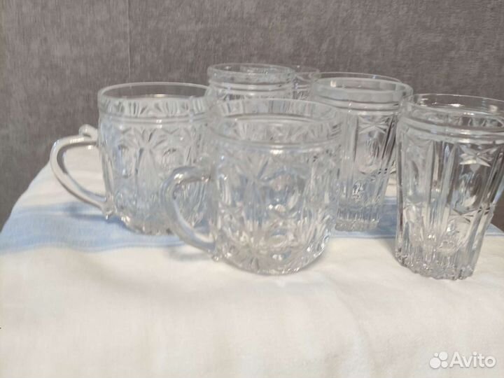 Пивная кружка СССР, хрустальная