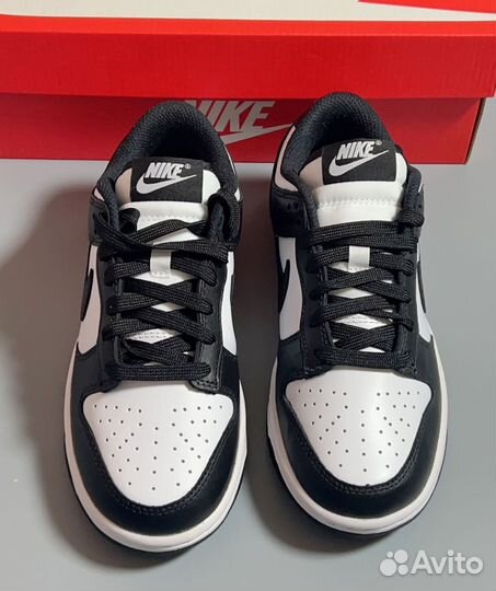 Кроссовки Nike Dunk low Black White оригинал