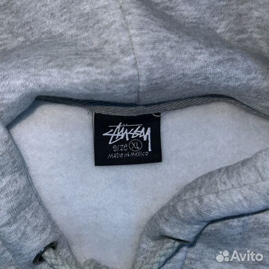 Толстовка stussy серая