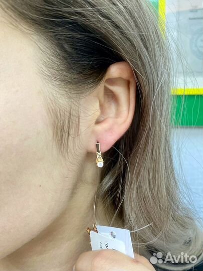 Золотые серьги 585 СССР