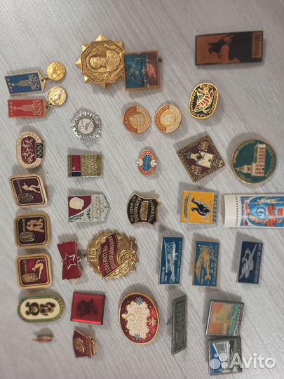 Значки СССР олимпиада 80