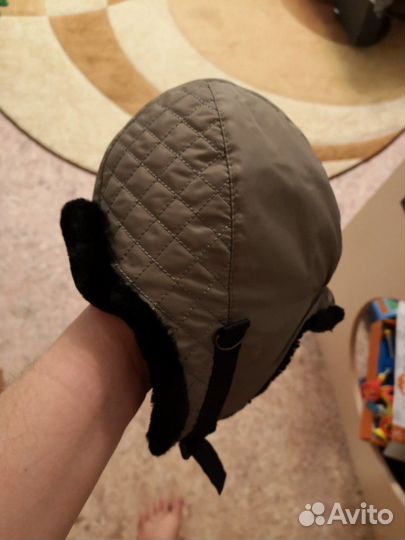 Шапка зимняя для мальчика натуральный мех