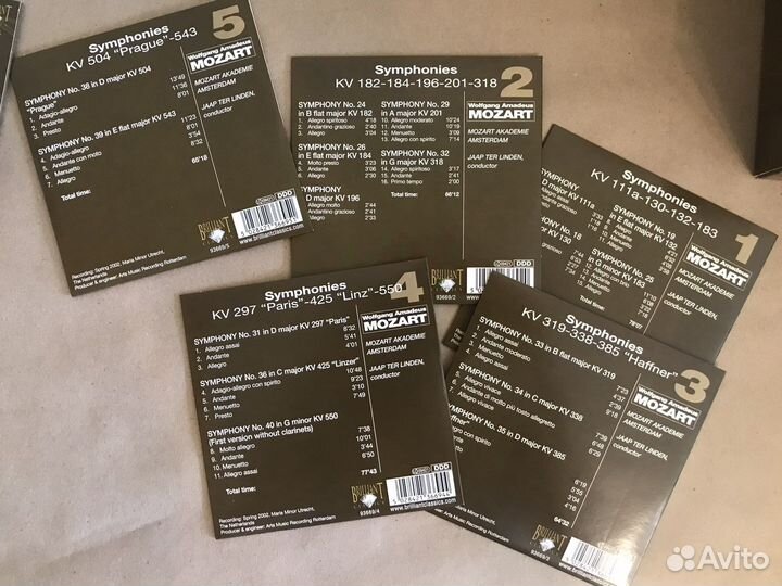 Бокс-сеты CD - Моцарт, Бах, Мендельсон, Бетховен