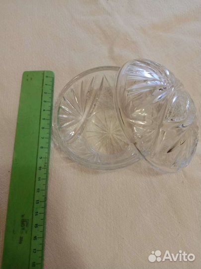 Конфетница с крышкой Ваза под мед или варенье