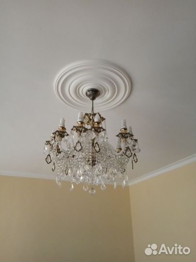 Люстра сборка установка