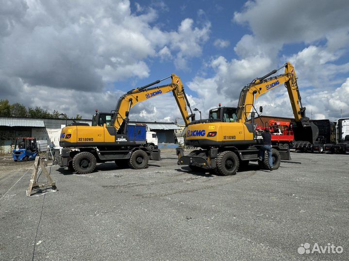 Колёсный экскаватор XCMG XE180WD, 2023