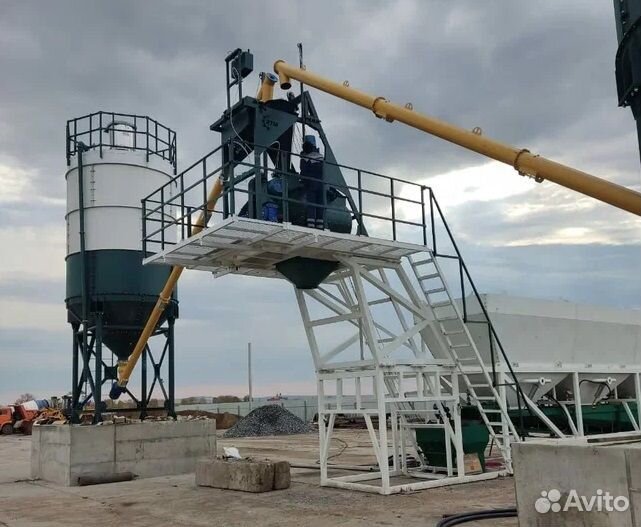 Бетонный завод мобильный 45 м3