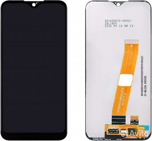 Дисплей для Samsung Galaxy A01/M01 Черный