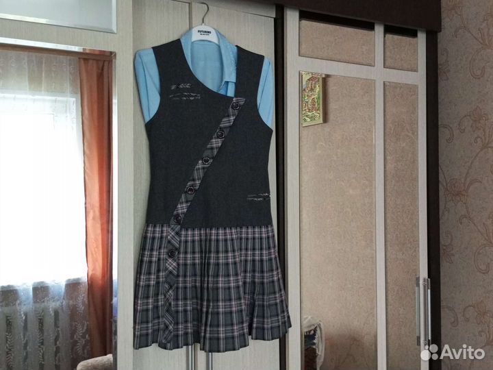 Сарафан школьный 122-152