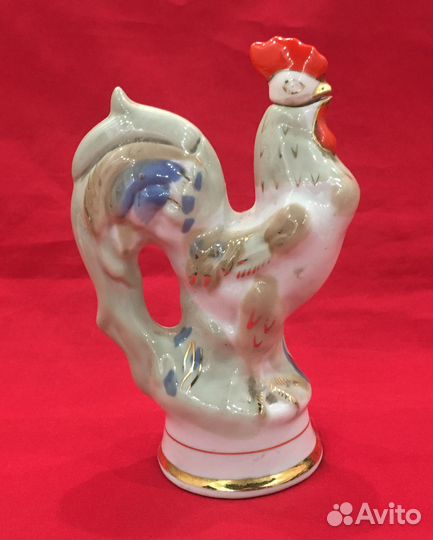 Статуэтка фарфоровая. Петух. СССР