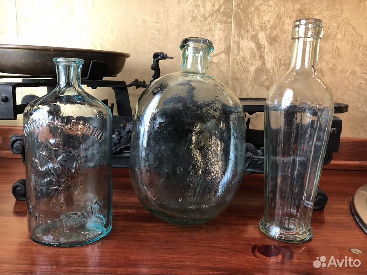 Старые бутылки