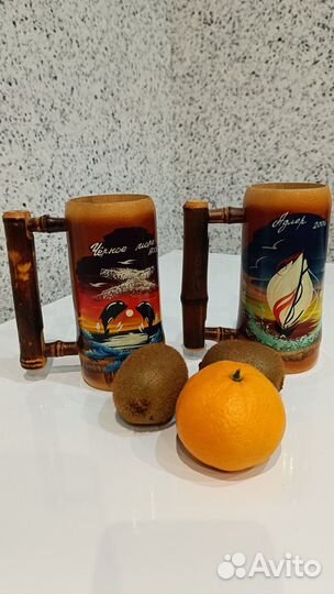 Кружки из бамбука