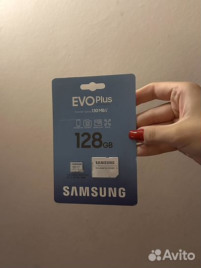 Карта памяти MicroSD samsung pro plus 128 gb