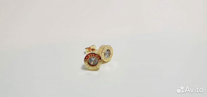 Серьги-пусеты Bvlgari