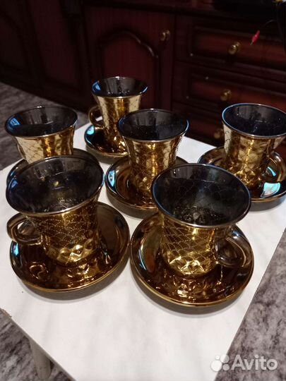 Сервиз кофейный.Чашки.Сахарница