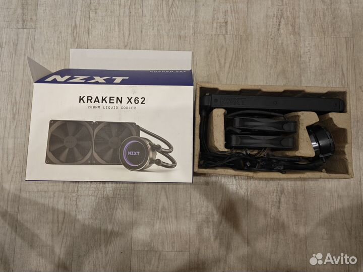Водяное охлаждение nzxt Kraken x62