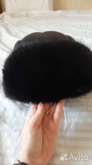 Норковая шапка мужская