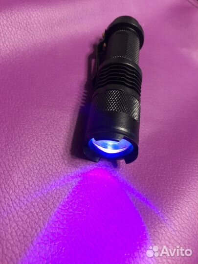 UV фонарь ультрафиолетовый фонарик уф мощный 395nm