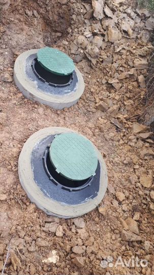 Септик из бетонных колец