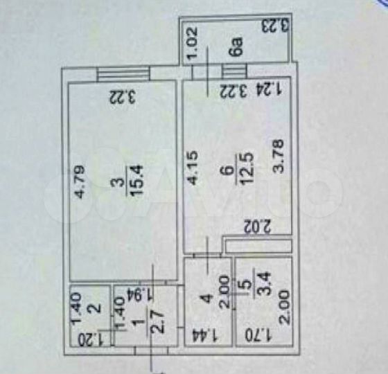 1-к. квартира, 38,6 м², 8/8 эт.