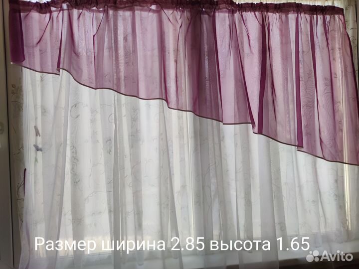 Тюль в кухню