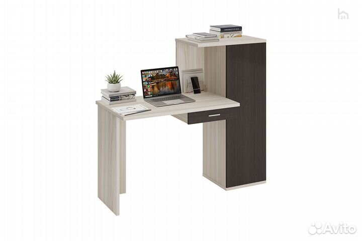 Стол компьютерный прямой Домино Lite скл-прям100+ш