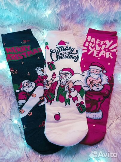 Новогодние носки (мужские)