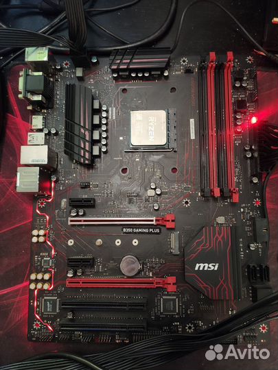 Материнские платы am4 a320 b350