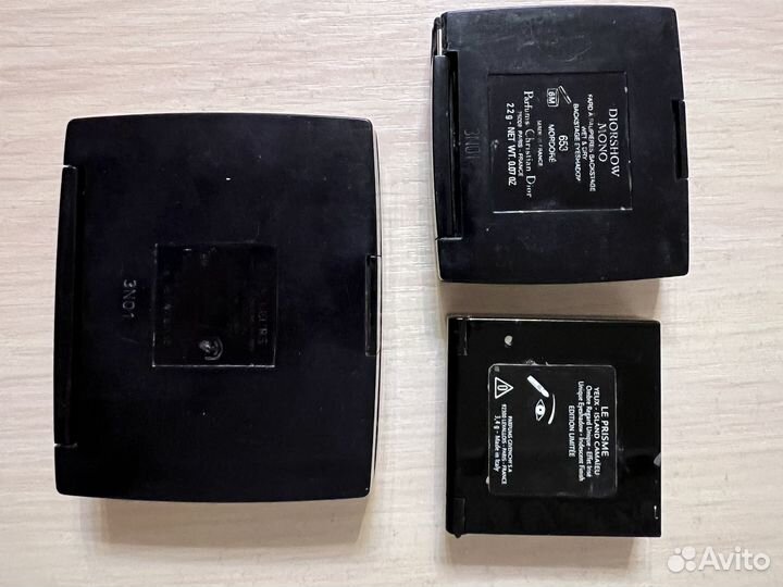 Тени для век Dior, Givenchy. Оригинал