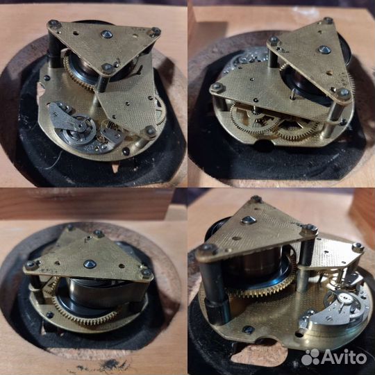 Часы настольные Маяк Дружба Янтарь СССР