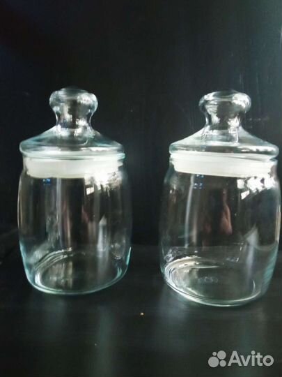 Банка для сыпучих стекло