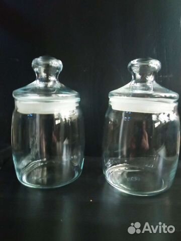 Банка для сыпучих стекло