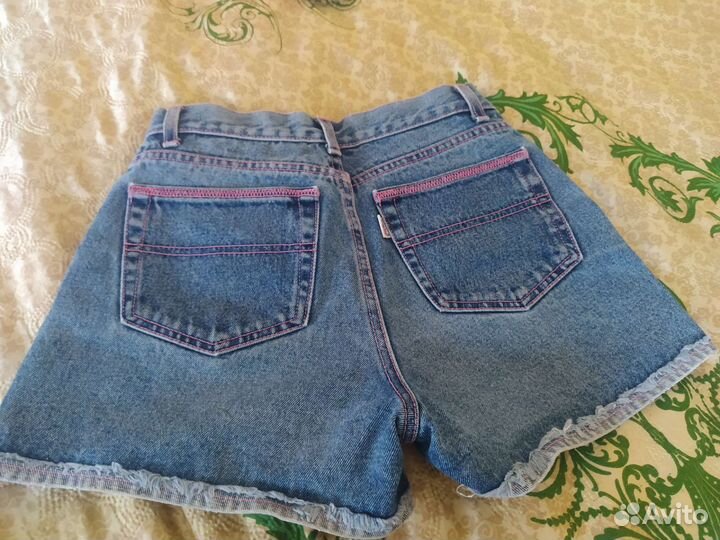 Шорты с завышенной талией