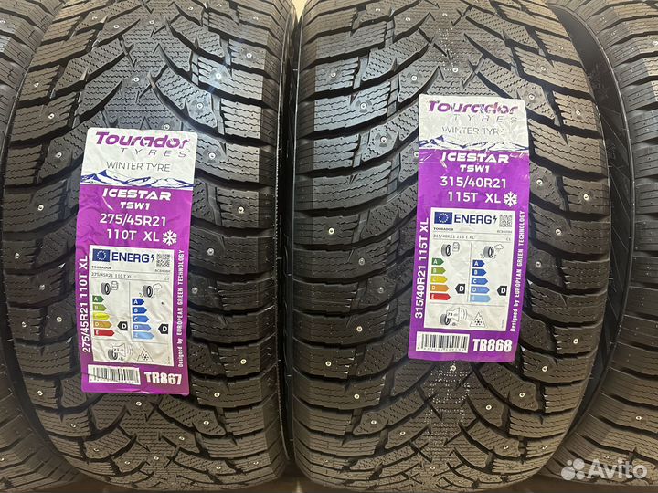 Tourador Ice Star TSW1 275/45 R21 и 315/40 R21 108T