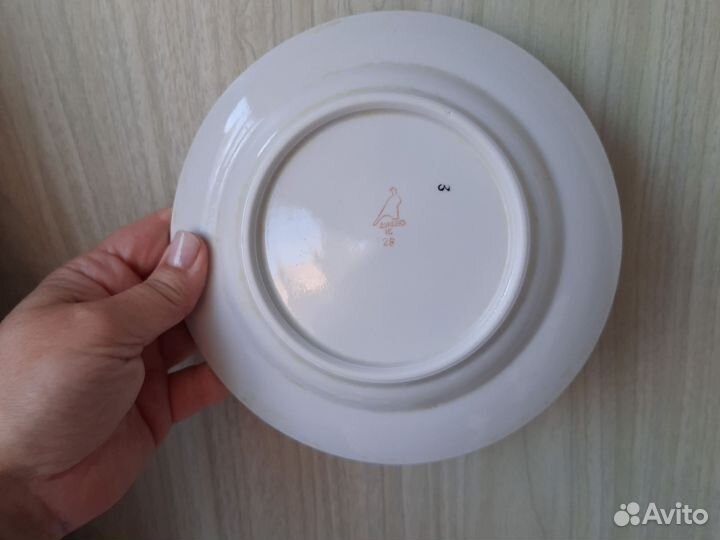 Тарелка Дулево Вербилки Пакетом