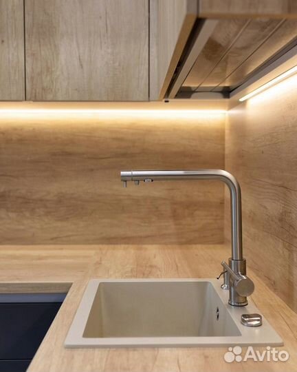 Кухня от производителя угловая под дерево