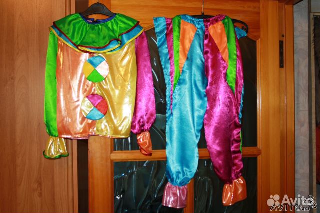 Новогодний Костюм клоуна