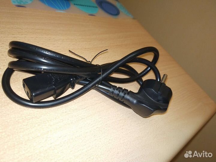 Кабель питания, евро вилка, 1,8 метра