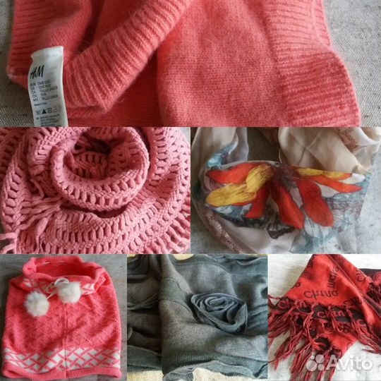 Снуд шаль бактус шарф