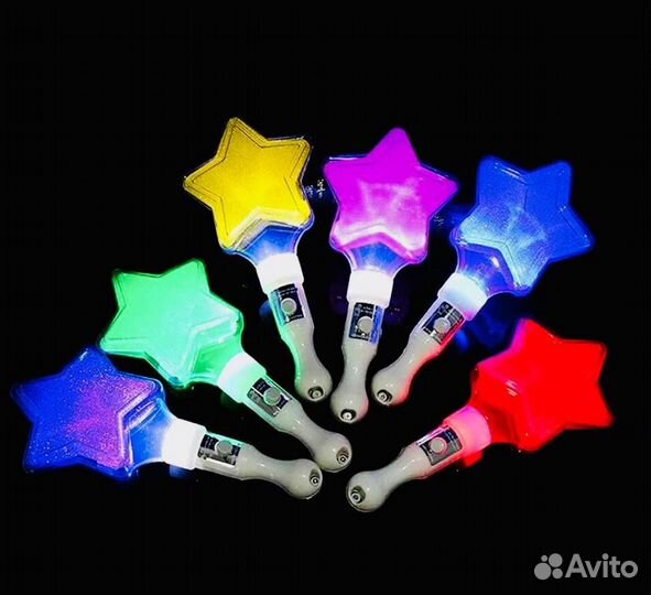 Светящиеся волшебные палочки/звезды оптом