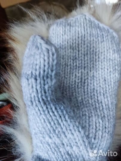 Варежки меховые