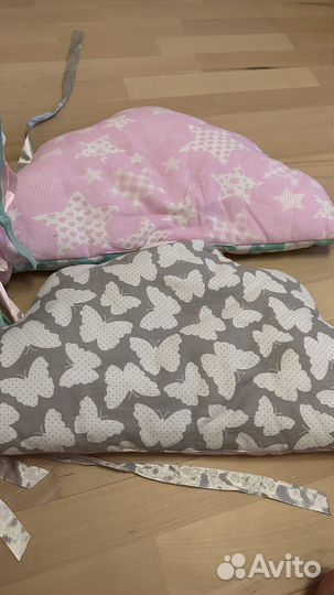 Подушки бортики для кроватки