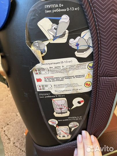 Автокресло Happy baby с 0-36 кг