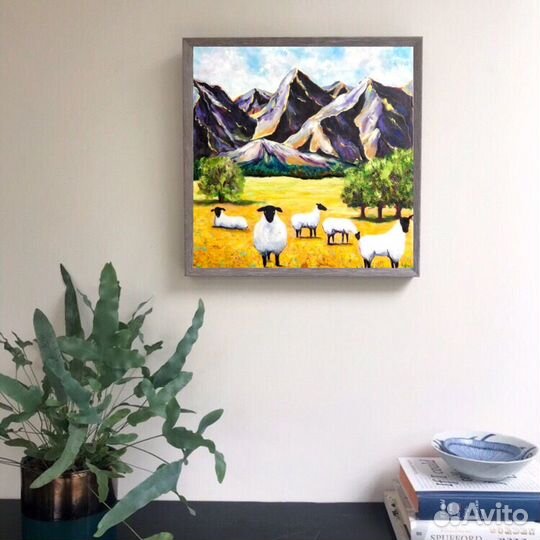 Картина маслом на холсте пейзаж