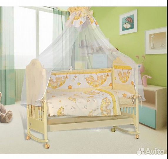 Комплект в кроватку детский 7 предметов