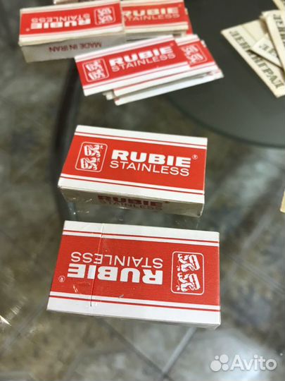 Лезвия для бритья rubie. Новые