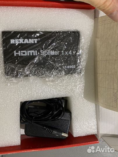 Делитель hdmi rexant