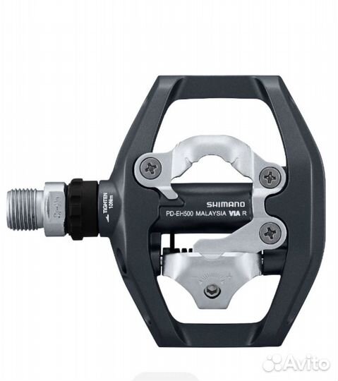 Педали гибридные Shimano PD-EH500 SPD / Flat