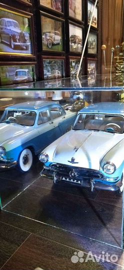 Модель автомобиля Волга газ 21 1:8 (обмен)