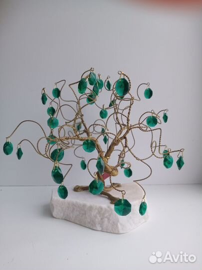 Дерево счастья из чешского хрусталя